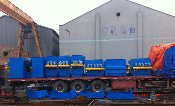 山東青(qīng)島劉經理定購的MC-25倉(cāng)頂除(chú)塵器已發貨 山東青島劉經理定購的MC-25倉頂除塵器已發貨