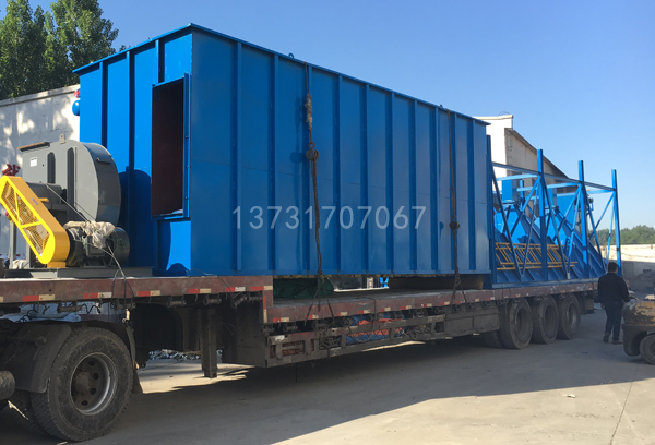 山東梁山掛車廠定（dìng）購的噴砂房布袋除塵（chén）器已發貨