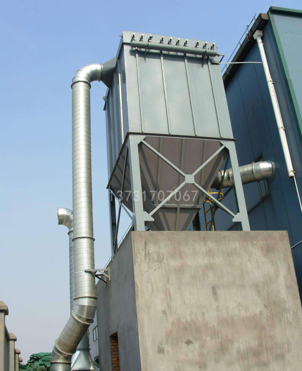 北京大興家具廠砂光機除塵（chén）器安裝完畢