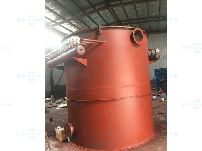江蘇太倉氫氧化鈣生產線配套圓形脈衝布袋除塵器發貨