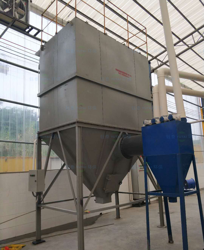蘭州（zhōu）石英砂生產（chǎn）線MC144條布袋除塵器安裝運行（háng）通過環（huán）保驗（yàn）收