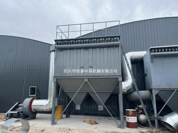 保定定興縣沙子烘幹用DMC-360脈衝布袋除塵器發貨