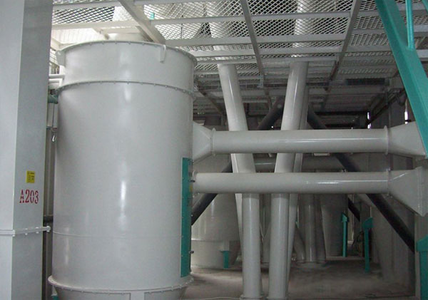 天津王經（jīng）理定購的麵粉廠旋風（fēng）除塵器、布袋除塵器已發貨
