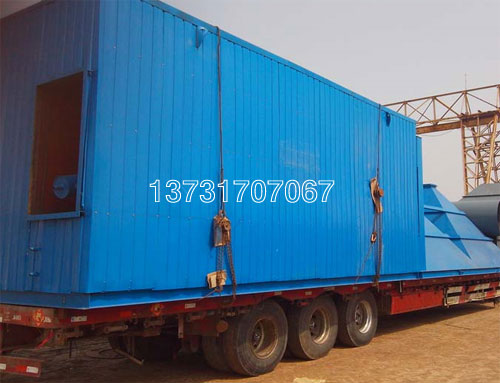 河南南陽劉（liú）經理定購的1000型瀝青（qīng）攪拌站除塵器已發貨