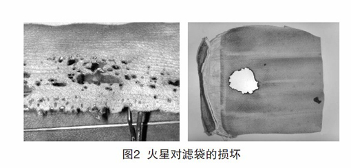 鍋爐除塵布袋常見的幾種損（sǔn）壞形式